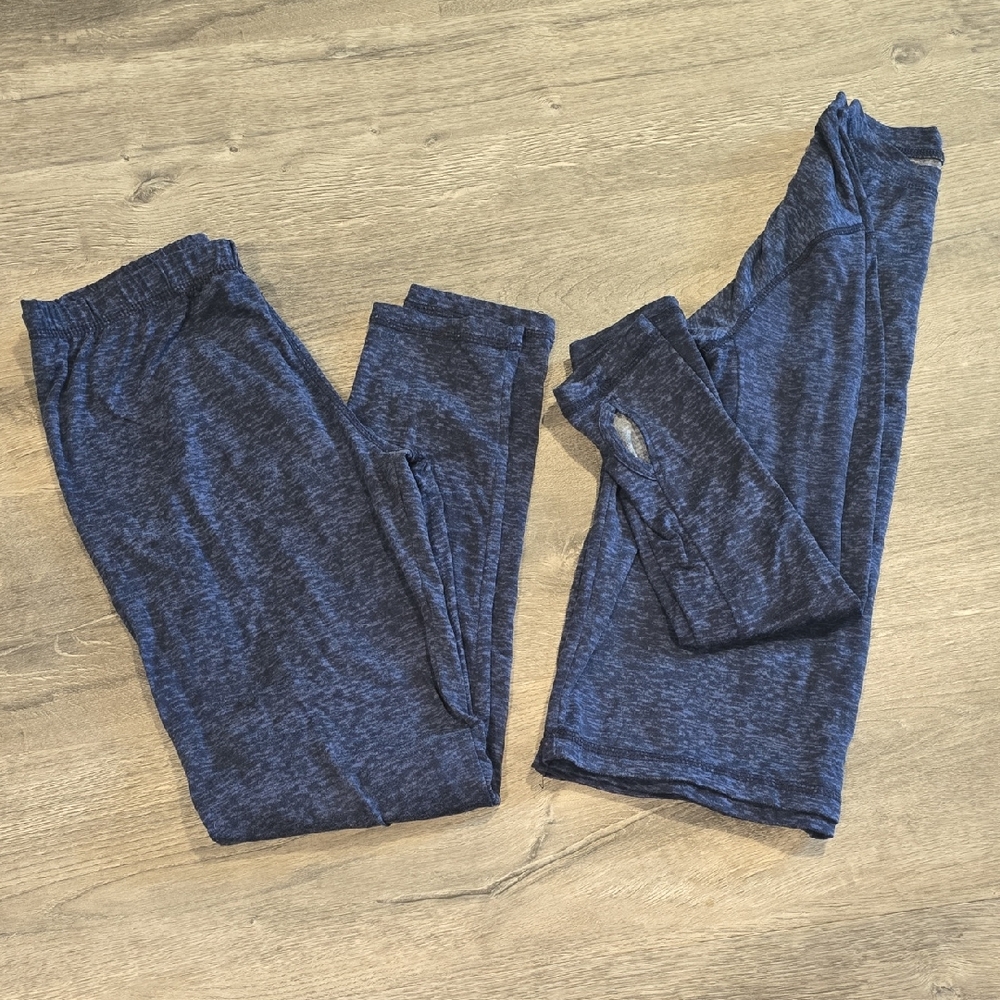 Kids Large Athletic Works Blue Pants And Long Sleeve Matching Set